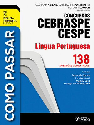 cover image of Como passar concursos CEBRASPE -Língua Portuguesa